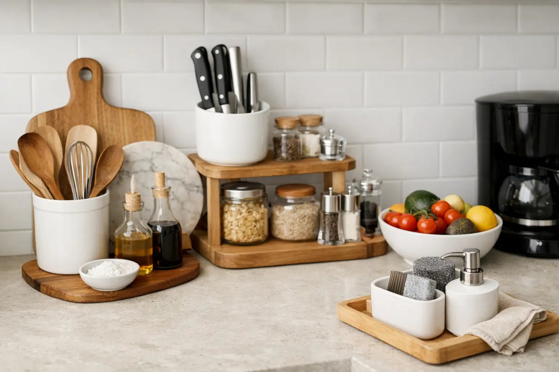How to Organize a Small Kitchen Counter