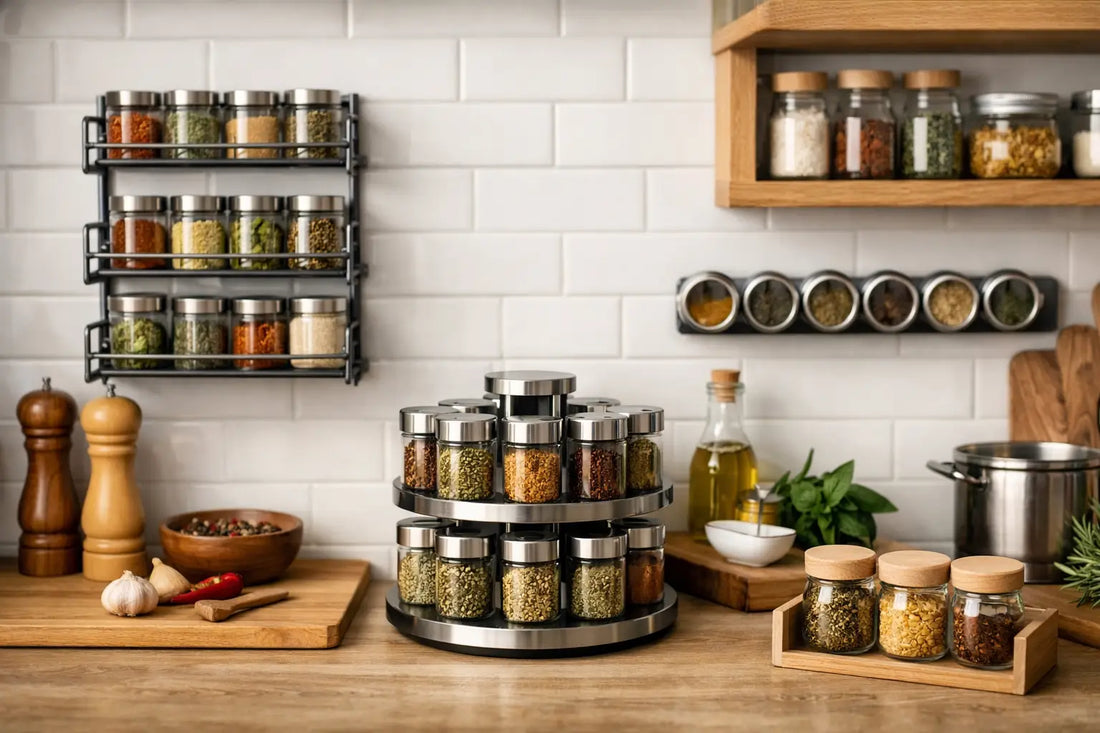 Best Spice Rack Ideas for Small Kitchens