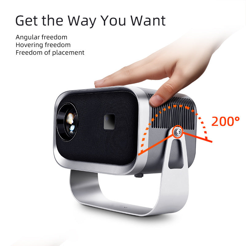 Portable Home HD Projector With Bracket - My Store