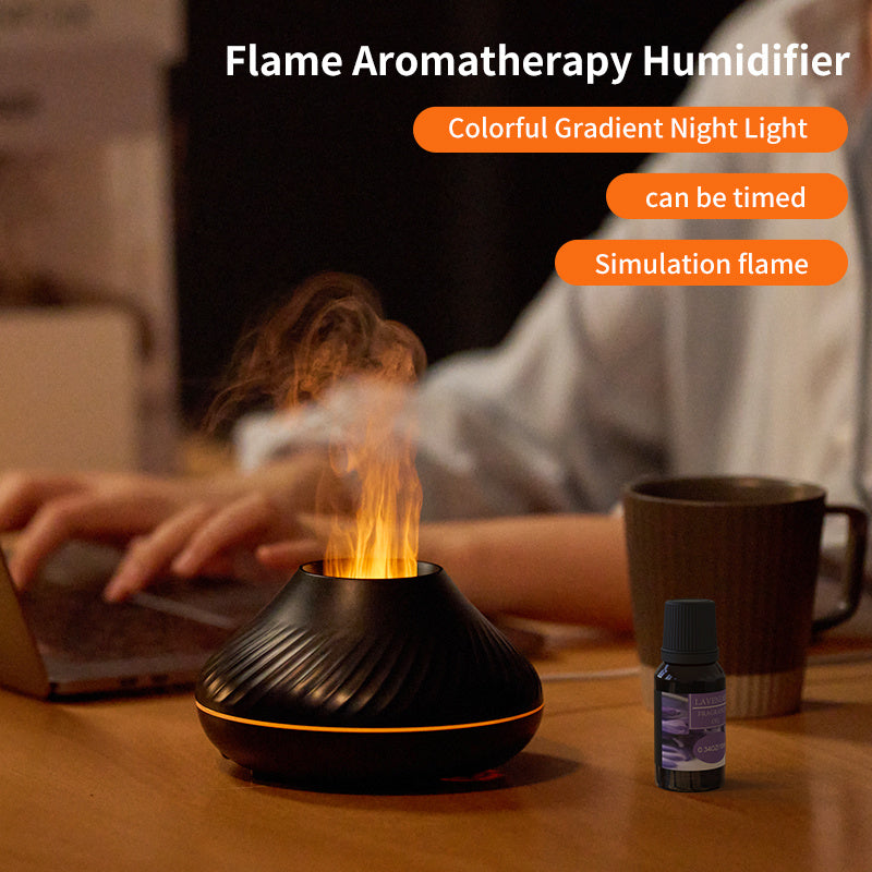 RGB Colorful Flame Aroma Diffuser - My Store